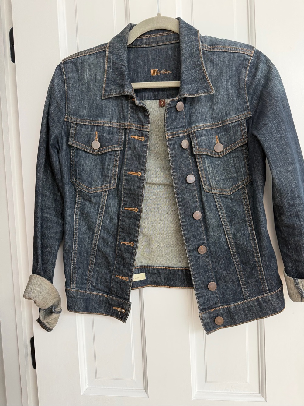 Kut from the Kloth Dark Blue Denim Jacket